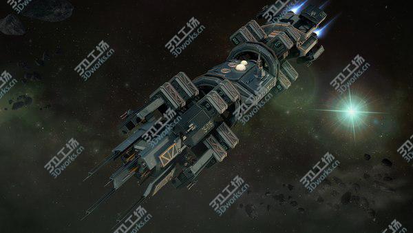 images/goods_img/20210312/3D Sci-Fi Heavy Freighter Cargo Spaceship model/1.jpg